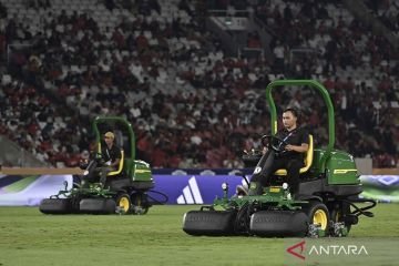 Perawatan Optimal Rumput Lapangan SUBGK Selama Pertandingan Penyisihan Piala AFF U-23 2025